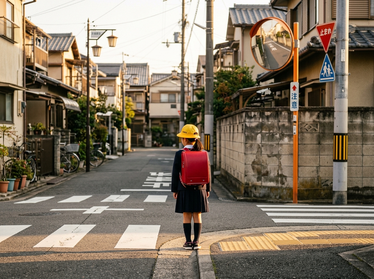 通学路の危険をデータで見える化するイメージ
