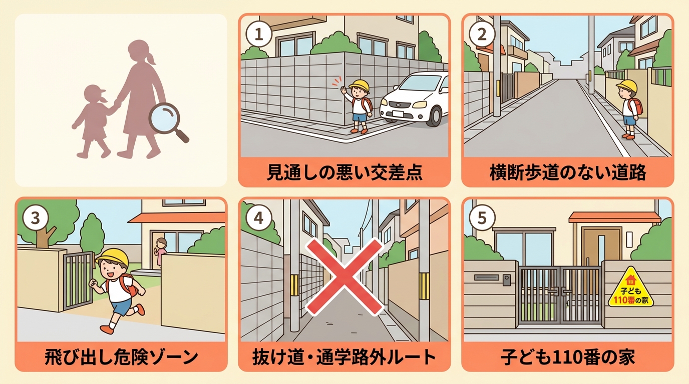 親子で点検したい5つの危険ポイント