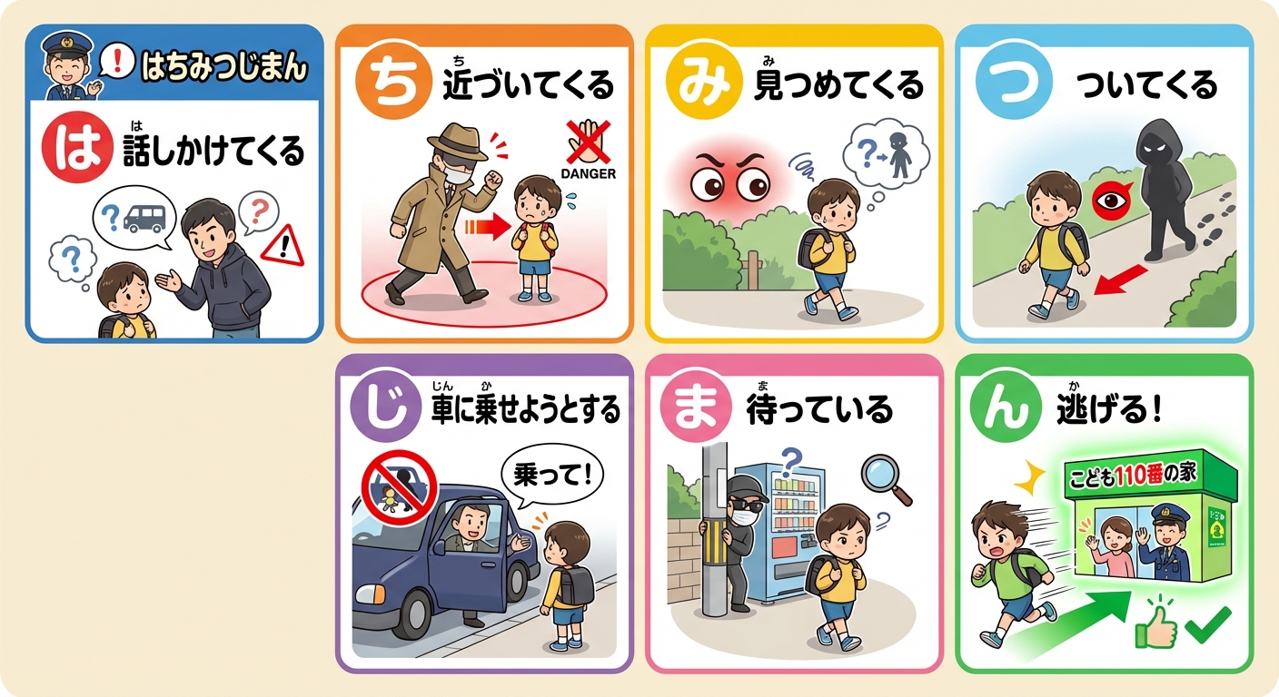 防犯合言葉「はちみつじまん」