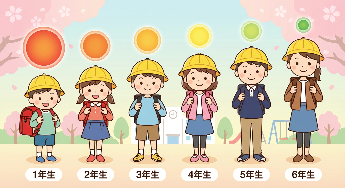 学年別事故リスク比較