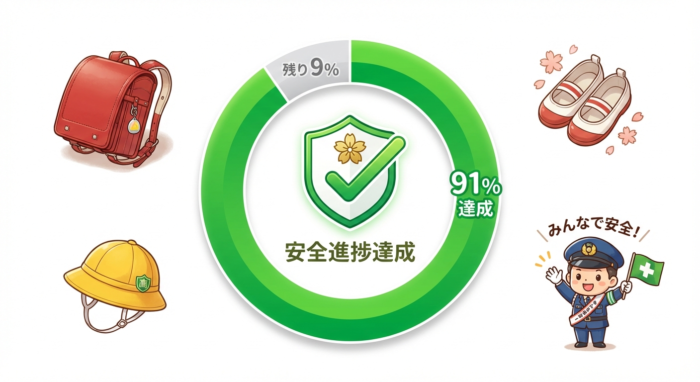 91%完了の進捗